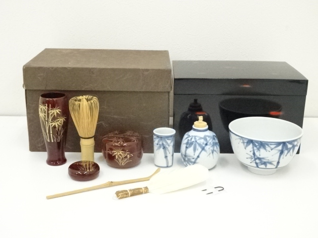 茶道具竹高斎作茶杓銘「和敬」大徳寺派辻常閑書付共筒共箱C6580